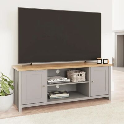 GFW Lancaster Grey Oak TV Stand Two Tone 2 Door Cabinet GFW Lancaster Grey Oak TV Stand Two Tone 2 Door Cabinet