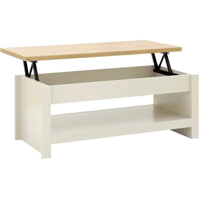 GFW Lancaster Cream Lift Up Coffee Table - Coffee Table GFW Lancaster Cream Lift Up Coffee Table - Coffee Table