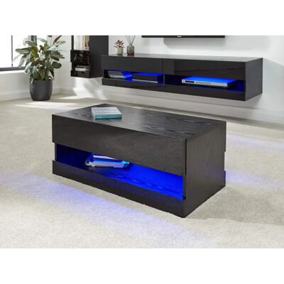 Kentwood Mango Coffee Table - Retro Modern 360° Storage Kentwood Mango Coffee Table - Retro Modern 360° Storage