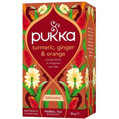 Pukka Organic Turmeric Active Tea - 20 Bags - Support Joints & Muscles Pukka Organic Turmeric Active Tea - 20 Bags - Support Joints & Muscles