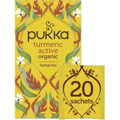 Pukka Kurkuma Actief Kruidenthee - Organic, Pittig & Wellness Pukka Kurkuma Actief Kruidenthee - Organic, Pittig & Wellness