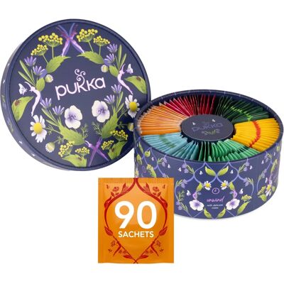 Coffret de Thés aux Herbes Bio Pukka - Bien-être Quotidien - 90 Sachets - Publicité Coffret de Thés aux Herbes Bio Pukka - Bien-être Quotidien - 90 Sachets - Publicité