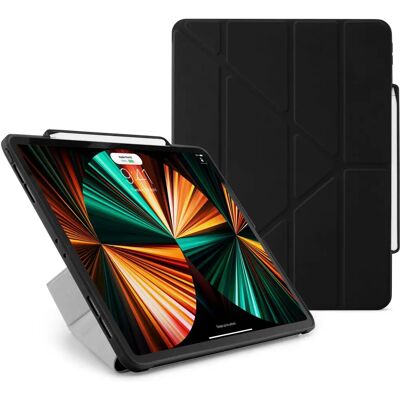 Pipetto Black Origami No3 iPad Pro 12,9" Hülle - Stoßfest, Antibakteriell Pipetto Black Origami No3 iPad Pro 12,9" Hülle - Stoßfest, Antibakteriell