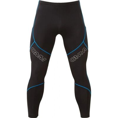 OMM Flash Winter Tights - Musta/Sininen - Lämmöneristys - Unisex OMM Flash Winter Tights - Musta/Sininen - Lämmöneristys - Unisex