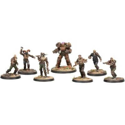 Modiphius Fallout Wasteland Warfare Raiders Kit de Base - Jeu de Figurines Modiphius Fallout Wasteland Warfare Raiders Kit de Base - Jeu de Figurines