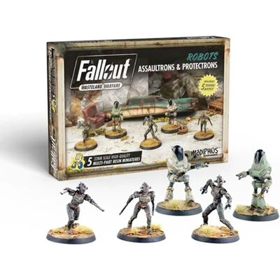 Modiphius Fallout Wasteland Warfare Robots : Assaultrons & Protectrons Ensemble de Miniatures Modiphius Fallout Wasteland Warfare Robots : Assaultrons & Protectrons Ensemble de Miniatures