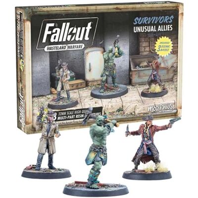 Modiphius Fallout: Wasteland Warfare - Survivors Unusual Allies Modiphius Fallout: Wasteland Warfare - Survivors Unusual Allies