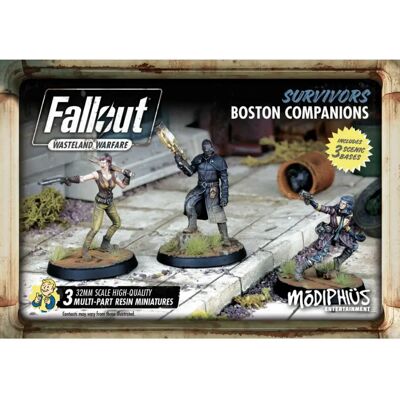 Fallout: Wasteland Warfare - Ocalali: Towarzysze z Bostonu - Gra planszowa Fallout: Wasteland Warfare - Ocalali: Towarzysze z Bostonu - Gra planszowa