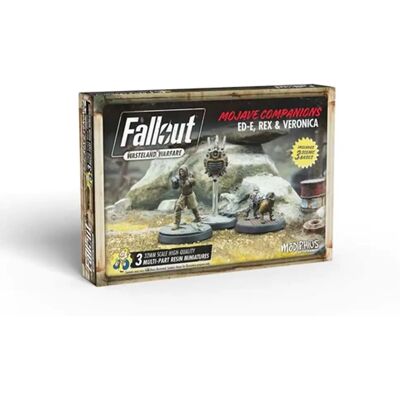 MODIPHIUS Fallout Wasteland Warfare - Compagnons Mojave - Ed-E, Rex, Veronica MODIPHIUS Fallout Wasteland Warfare - Compagnons Mojave - Ed-E, Rex, Veronica