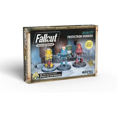 Modiphius Fallout: Wasteland Warfare - Robots: Protectron Workers - LD-MUH052222 Modiphius Fallout: Wasteland Warfare - Robots: Protectron Workers - LD-MUH052222