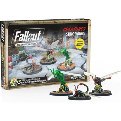 Modiphius Fallout Stingwings - Miniatures for Wasteland Warfare - CO-92587 Modiphius Fallout Stingwings - Miniatures for Wasteland Warfare - CO-92587
