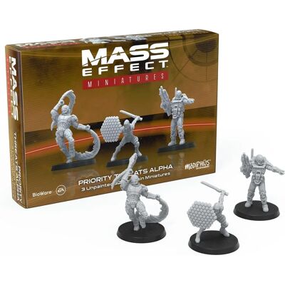 Modiphius Mass Effect Priority Threats Alpha - Resin Collectors Miniatures Set - Multi Modiphius Mass Effect Priority Threats Alpha - Resin Collectors Miniatures Set - Multi