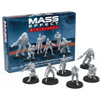Ensemble de Miniatures en Résine Normandy Alpha de Mass Effect - Collectionneurs - Publicité Ensemble de Miniatures en Résine Normandy Alpha de Mass Effect - Collectionneurs - Publicité