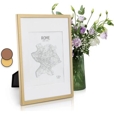 Cadre photo rectangulaire Casa Chic Berwick - A4 en verre - Publicité Cadre photo rectangulaire Casa Chic Berwick - A4 en verre - Publicité