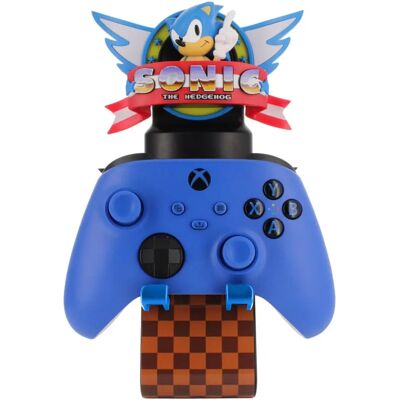 Exquisite Gaming 'Light Up' Cable Guys Ikon Suport pentru Telefon și Controler - Sonic the Hedgehog - Telefon & Exquisite Gaming 'Light Up' Cable Guys Ikon Suport pentru Telefon și Controler - Sonic the Hedgehog - Telefon &
