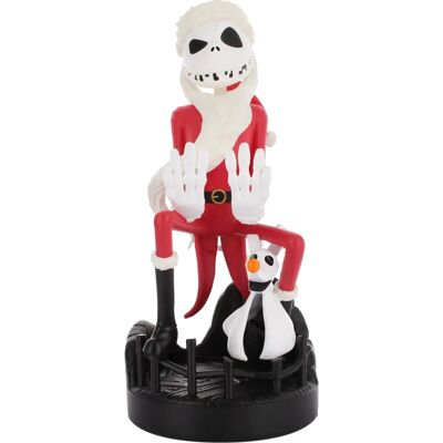 Exquisite Gaming Cable Guys - Suport pentru Telefon și Controler - Coșmarul dinaintea Crăciunului - Jack Skellington în Costum de Moș Crăciun Exquisite Gaming Cable Guys - Suport pentru Telefon și Controler - Coșmarul dinaintea Crăciunului - Jack Skellington în Costum de Moș Crăciun