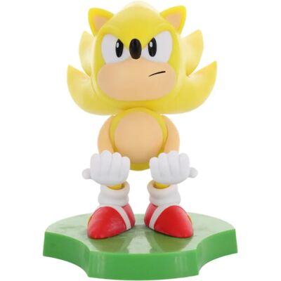 Exquisite Gaming Sonic Super Sonic Kaapelin teline - 10cm - Virallinen lisenssi Exquisite Gaming Sonic Super Sonic Kaapelin teline - 10cm - Virallinen lisenssi