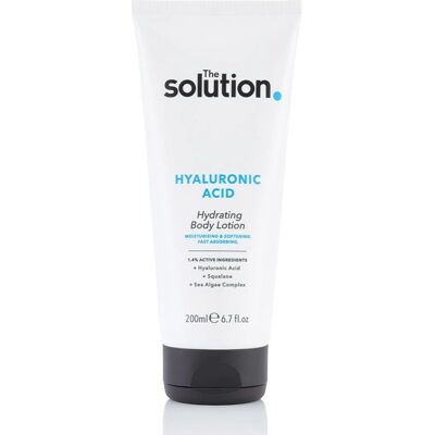 The Solution Hyaluronic Acid Hydrating Body Lotion - Lotion Corporelle - Publicité The Solution Hyaluronic Acid Hydrating Body Lotion - Lotion Corporelle - Publicité