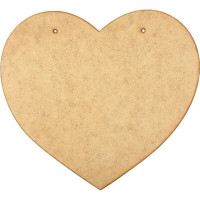Pendentifs Cœur en Bois Creative Deco - Marron - 150x130mm - Publicité Pendentifs Cœur en Bois Creative Deco - Marron - 150x130mm - Publicité