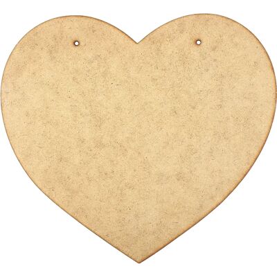 Pendentif cœur en bois Creative Deco - Marron - 220x200mm - Publicité Pendentif cœur en bois Creative Deco - Marron - 220x200mm - Publicité