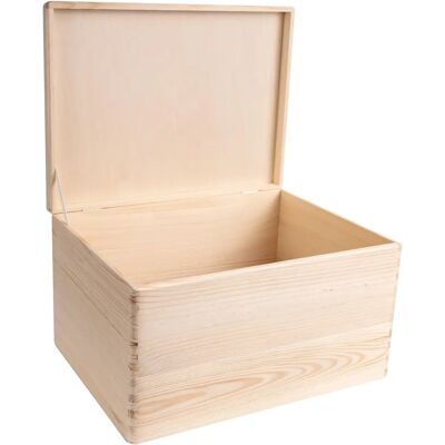 Creative Deco Boîte en Bois XXL - 40x30x24 cm - Coffre de Rangement Creative Deco Boîte en Bois XXL - 40x30x24 cm - Coffre de Rangement