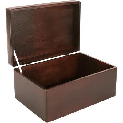 Creative Deco Brown Wooden Storage Box 30x20x14 - Storage Box Creative Deco Brown Wooden Storage Box 30x20x14 - Storage Box