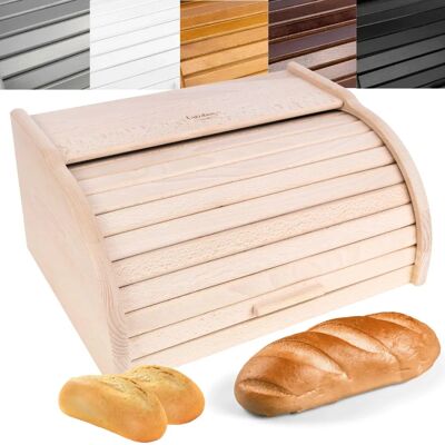 Creative Home Brødskuffe - Bøgetræ, Klassisk Stil, 40x27.5x18.5 cm Creative Home Brødskuffe - Bøgetræ, Klassisk Stil, 40x27.5x18.5 cm