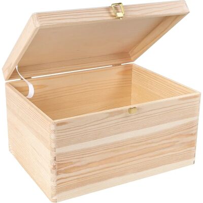 Creative Deco Large Wooden Storage Box - Decor & Organizer Creative Deco Large Wooden Storage Box - Decor & Organizer