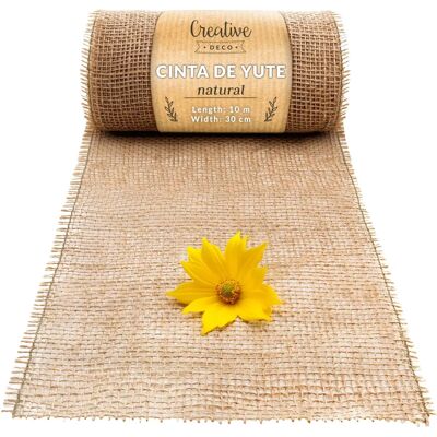 Creative Deco Jute Ribbon - Natural Brown - Arts & Crafts Creative Deco Jute Ribbon - Natural Brown - Arts & Crafts