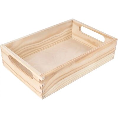 Creative Deco Caixa de armazenamento 29,5x19,5x6,5cm Natural Creative Deco Caixa de armazenamento 29,5x19,5x6,5cm Natural