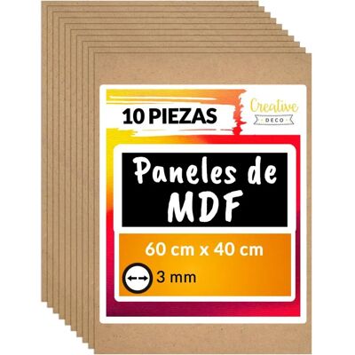 Creative deco 10 płyty MDF 600 x 400 cm - Laser, DIY Creative deco 10 płyty MDF 600 x 400 cm - Laser, DIY