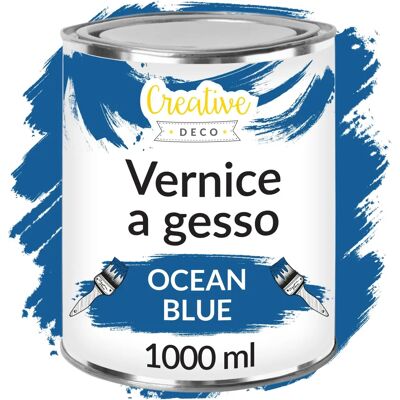 Creative Deco Ocean Blue Chalk Paint - Furniture Renovation Creative Deco Ocean Blue Chalk Paint - Furniture Renovation