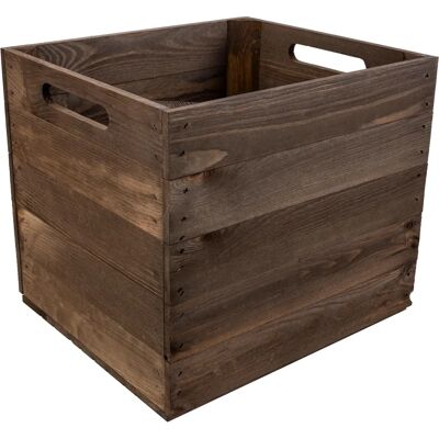 Creative Deco Wenge Storage Box - Fits Kallax - 33x37x33cm Creative Deco Wenge Storage Box - Fits Kallax - 33x37x33cm