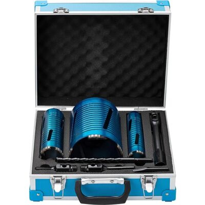 OX Tools - XL3 - 3pc Diamond Core Bits - Aluminium Case - Drill Bit Set OX Tools - XL3 - 3pc Diamond Core Bits - Aluminium Case - Drill Bit Set