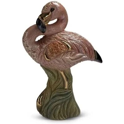 De Rosa Rinconada Keramikskulptur - Pinker Flamingo - Kunstobjekt De Rosa Rinconada Keramikskulptur - Pinker Flamingo - Kunstobjekt