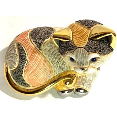 Ręcznie wykonana ceramiczna rzeźba calico De Rosa Rinconada Ręcznie wykonana ceramiczna rzeźba calico De Rosa Rinconada