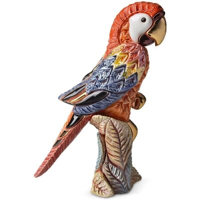 De Rosa Rinconada Keramikskulptur - Roter Papagei De Rosa Rinconada Keramikskulptur - Roter Papagei