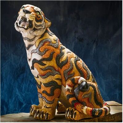 De Rosa Rinconada - Sumatra-Tiger Keramikskulptur - Limitierte Auflage De Rosa Rinconada - Sumatra-Tiger Keramikskulptur - Limitierte Auflage