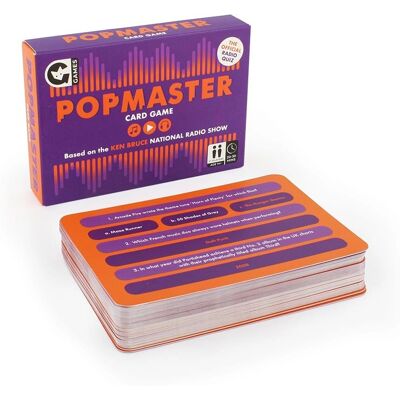 Ginger Fox Pop Master - Music Trivia - Card Game Ginger Fox Pop Master - Music Trivia - Card Game