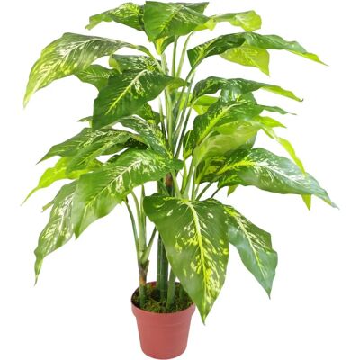 Fox's Aglaonema Kunstplant - Grote Groene Boom 100cm Fox's Aglaonema Kunstplant - Grote Groene Boom 100cm