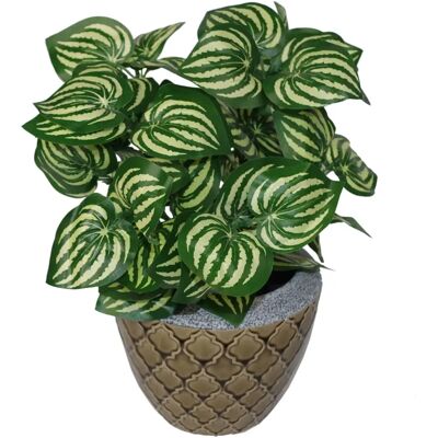 Leaf 40cm Artificial Watermelon Style Leaves Plant - Artificial Plant Leaf 40cm Artificial Watermelon Style Leaves Plant - Artificial Plant