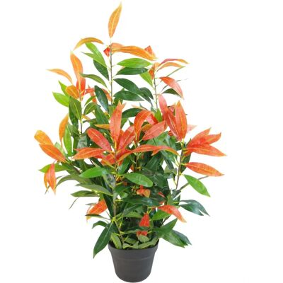 Leaf 80cm Artificiell Fikus Röd och Grön - Kunstig Växt Leaf 80cm Artificiell Fikus Röd och Grön - Kunstig Växt