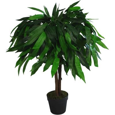 Leaf 80cm Tall Large Artificial Mango Tree Plant - Artificial Tree Leaf 80cm Tall Large Artificial Mango Tree Plant - Artificial Tree