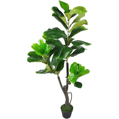 Leaf Design UK 120cm Fiddle Fig Tree Artificial Plant - Indoor Decor Leaf Design UK 120cm Fiddle Fig Tree Artificial Plant - Indoor Decor