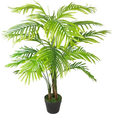 Leaf 130cm Artificial Areca Palm Tree - Extra Large Green - Artificial Palm Tree Leaf 130cm Artificial Areca Palm Tree - Extra Large Green - Artificial Palm Tree