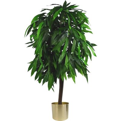Genuine Leaf Design UK 120cm Artificial Mango Tree - Unisex Genuine Leaf Design UK 120cm Artificial Mango Tree - Unisex