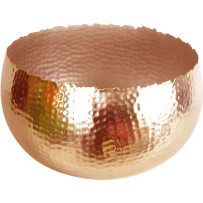 Copper Leaf XL Metal Bowl Planter - 32 x 20cm - Indoor Use Copper Leaf XL Metal Bowl Planter - 32 x 20cm - Indoor Use
