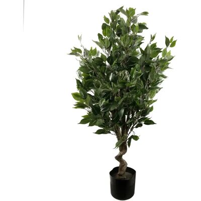 Leaf UK Limited 110cm Artificial Evergreen Ficus Tree - Artificial Plant Leaf UK Limited 110cm Artificial Evergreen Ficus Tree - Artificial Plant