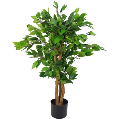 Leaf Design UK Kunst Ficus Tree - 90cm Groene Realistische Plant Leaf Design UK Kunst Ficus Tree - 90cm Groene Realistische Plant