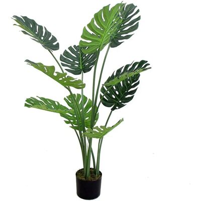 UK Monstera Cheese Plant - 120cm, Realistic, Artificial - Artificial Plant UK Monstera Cheese Plant - 120cm, Realistic, Artificial - Artificial Plant